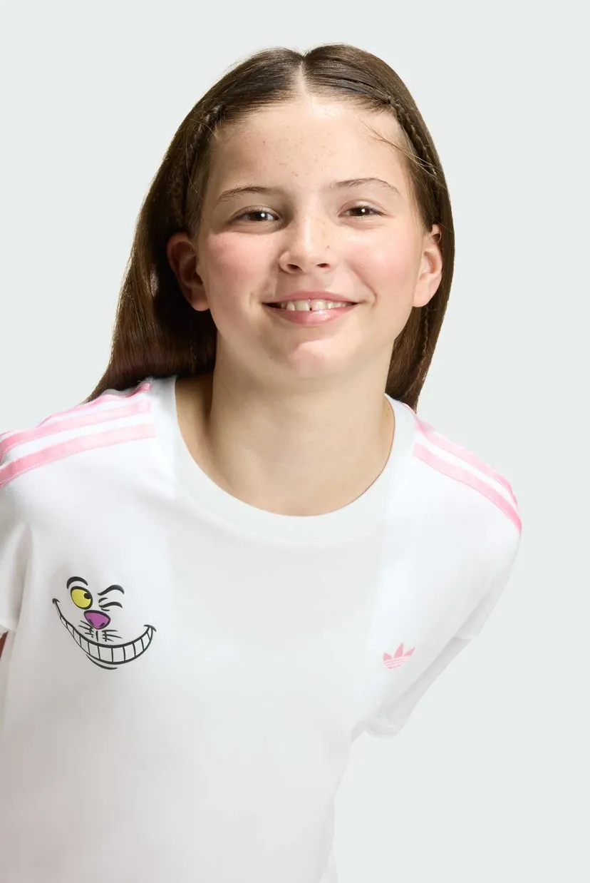 Детская белая футболка ADIDAS DISNEY LOOSE BATWING 4