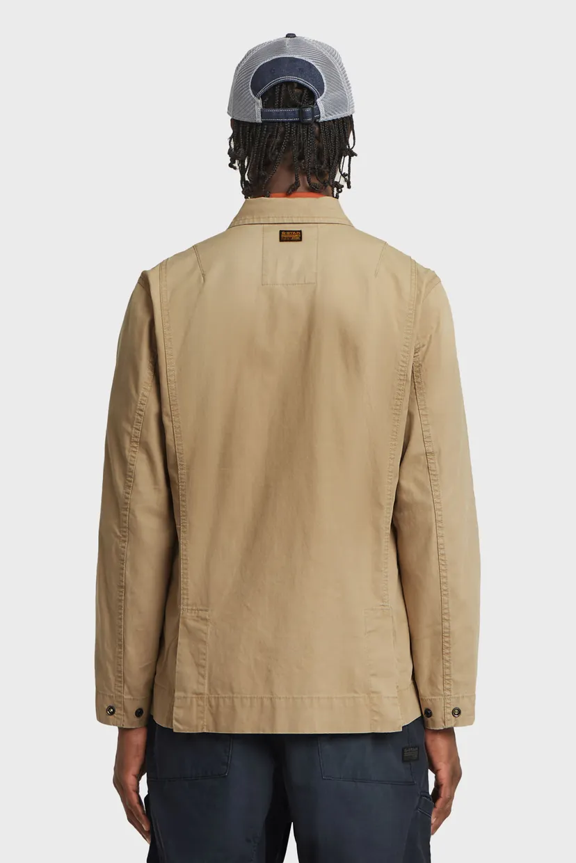 Чоловіча бежева куртка 4 pkt overshirt 3