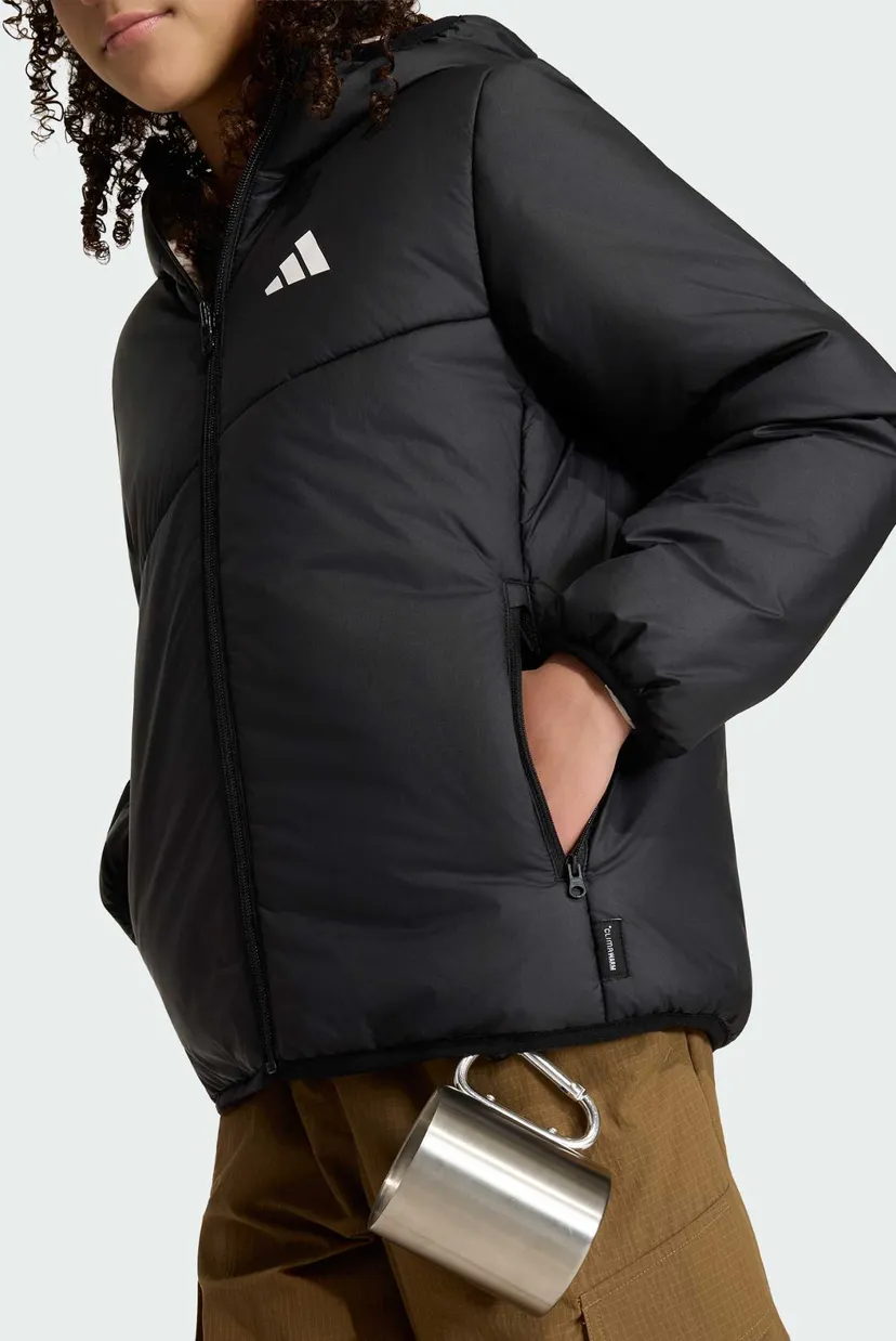 Дитяча чорна двостороння куртка Terrex Kids CLIMAWARM Reversible Insulated 5