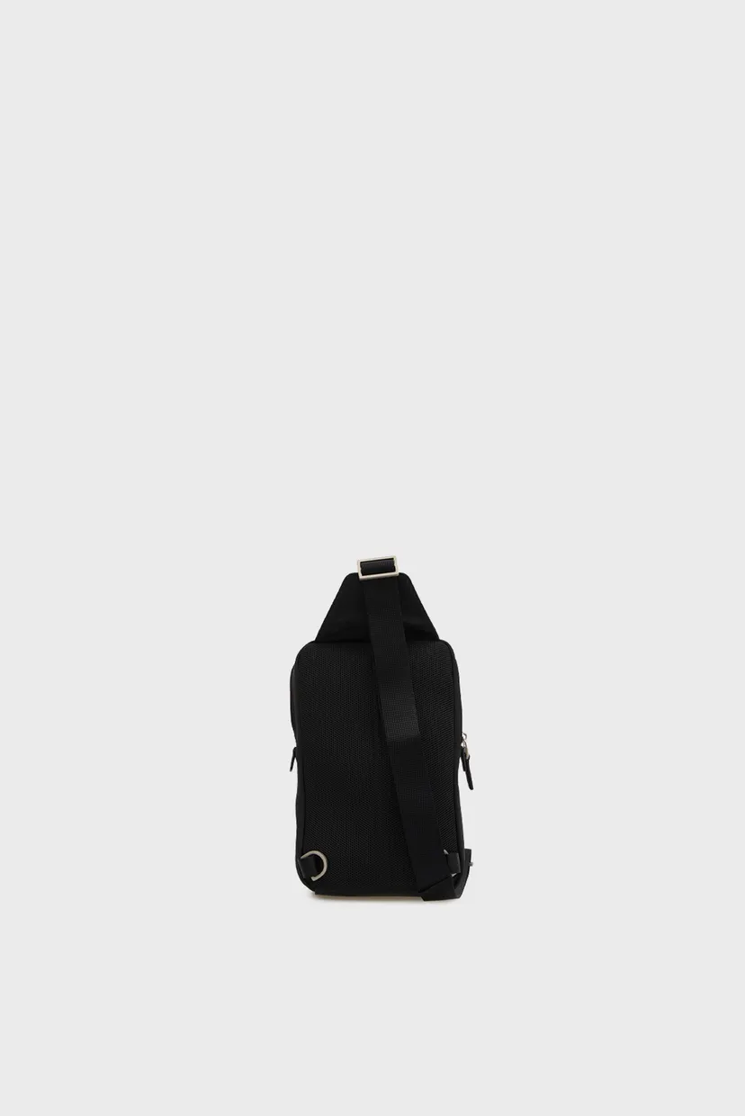 Чоловіча чорна сумка CLEAN SQUARE SLING 4