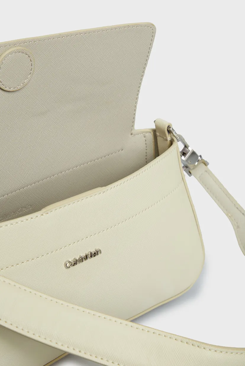 Женская белая сумка BUSINESS SHOULDER BAG_SAFFIANO 5