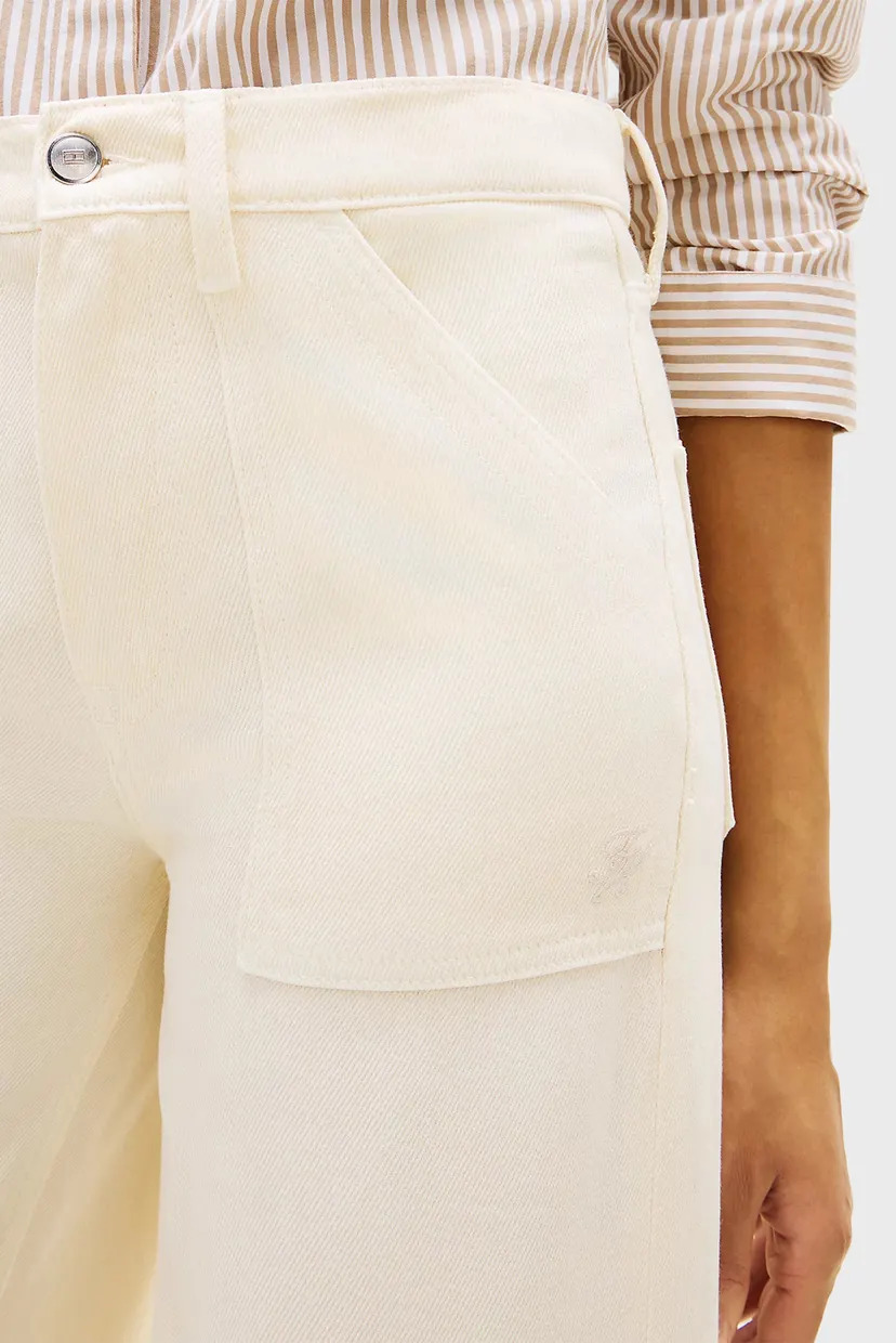 Жіночі білі джинси SOFT 70'S WIDE LEG 4