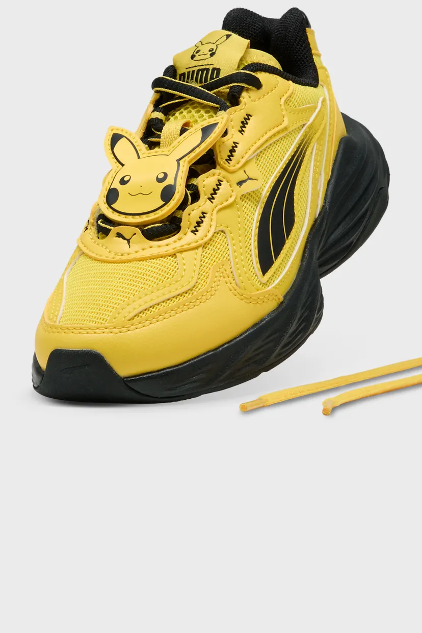 Детские желтые кроссовки PUMA x POKÉMON Fade Pikachu Sneakers Kids 4