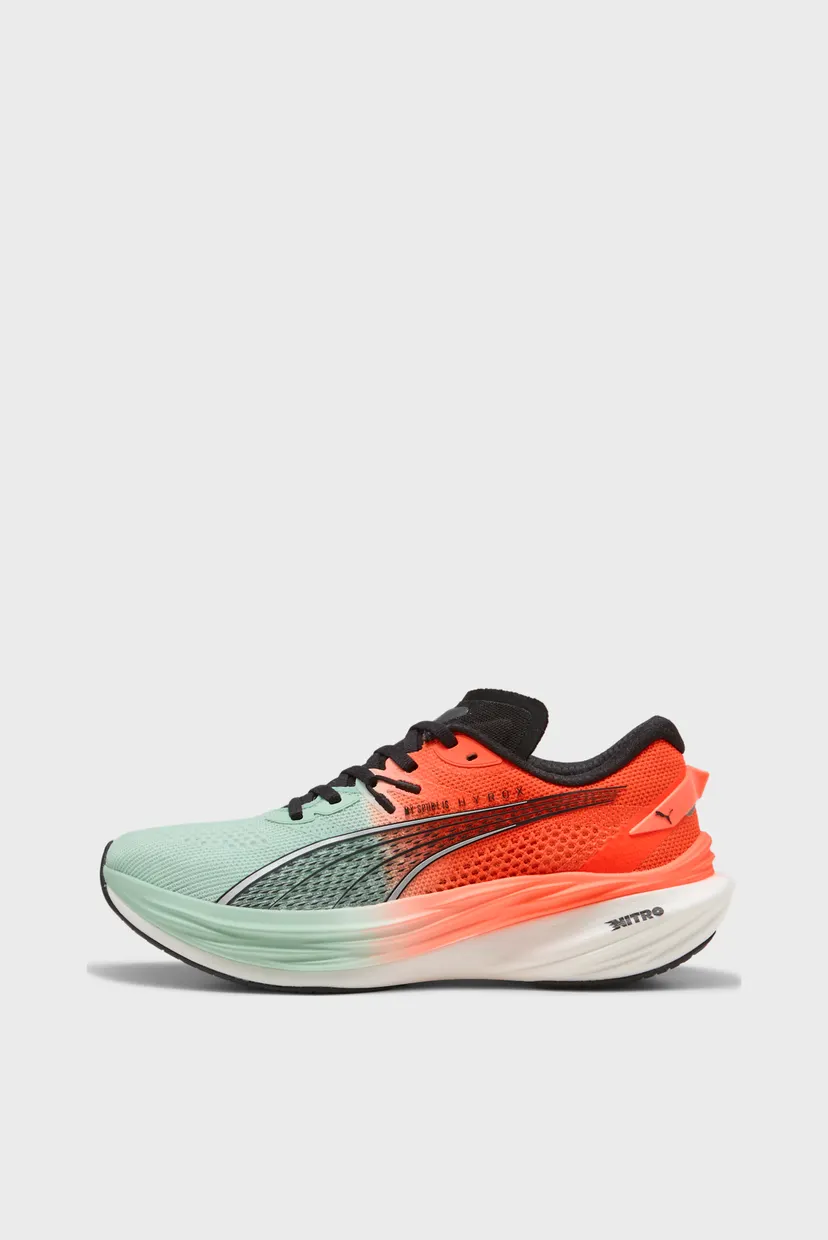 Женские зеленые кроссовки PUMA x HYROX Deviate NITRO™ 3 Running Shoes Women 3
