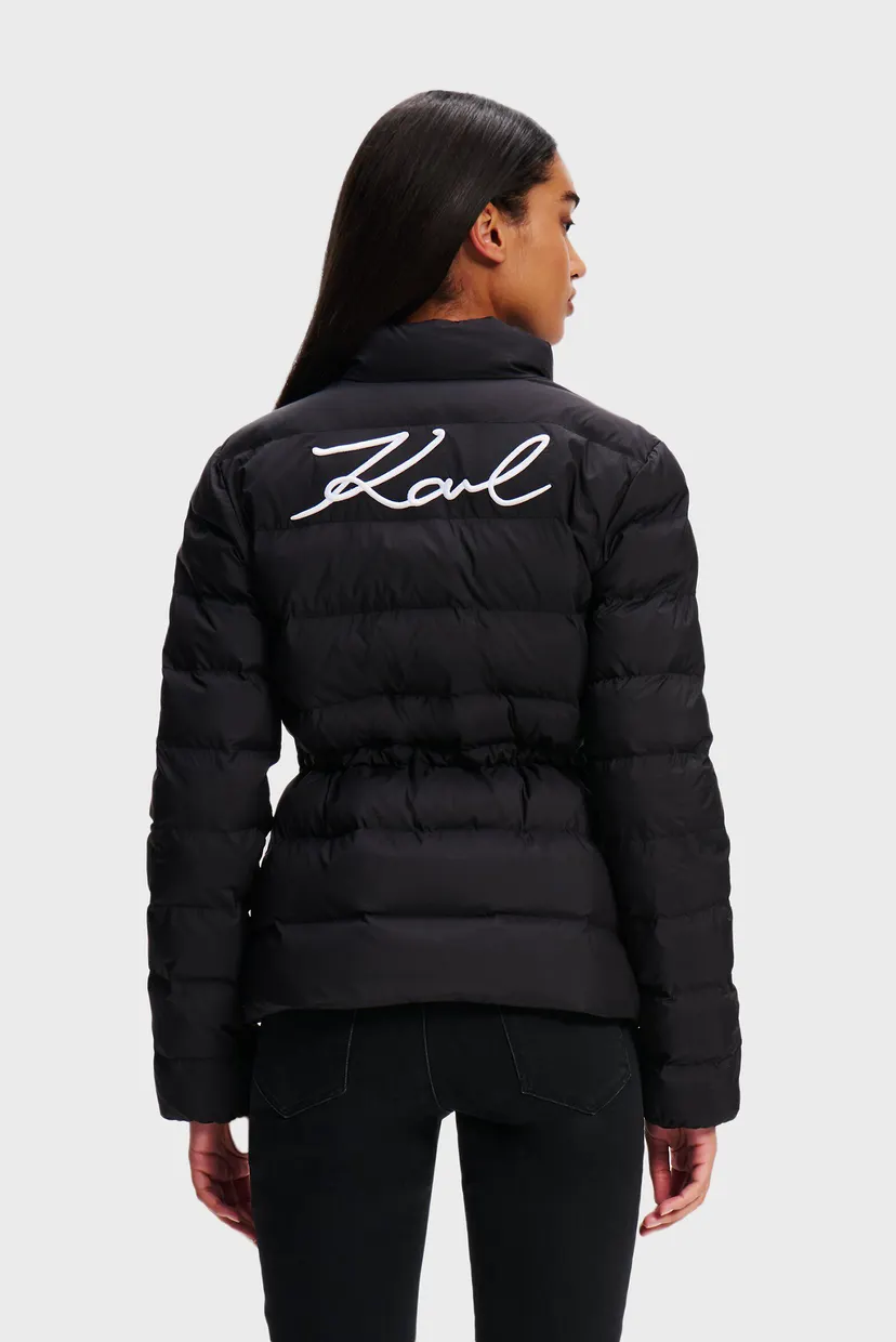 Женская черная куртка LIGHTWEIGHT PUFFER JACKET 3