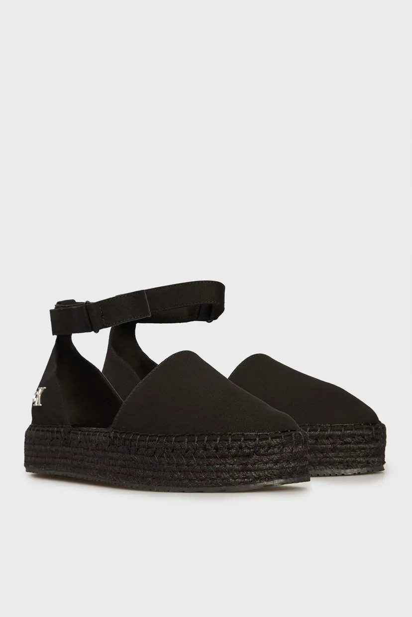 Жіночі чорні еспадрилі FLATFORM ESPADRILLE SLING MG 3