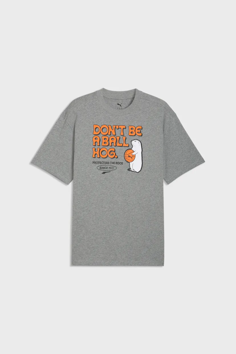 Чоловіча сіра футболка Junior Varsity II Relaxed Basketball Tee Men 4
