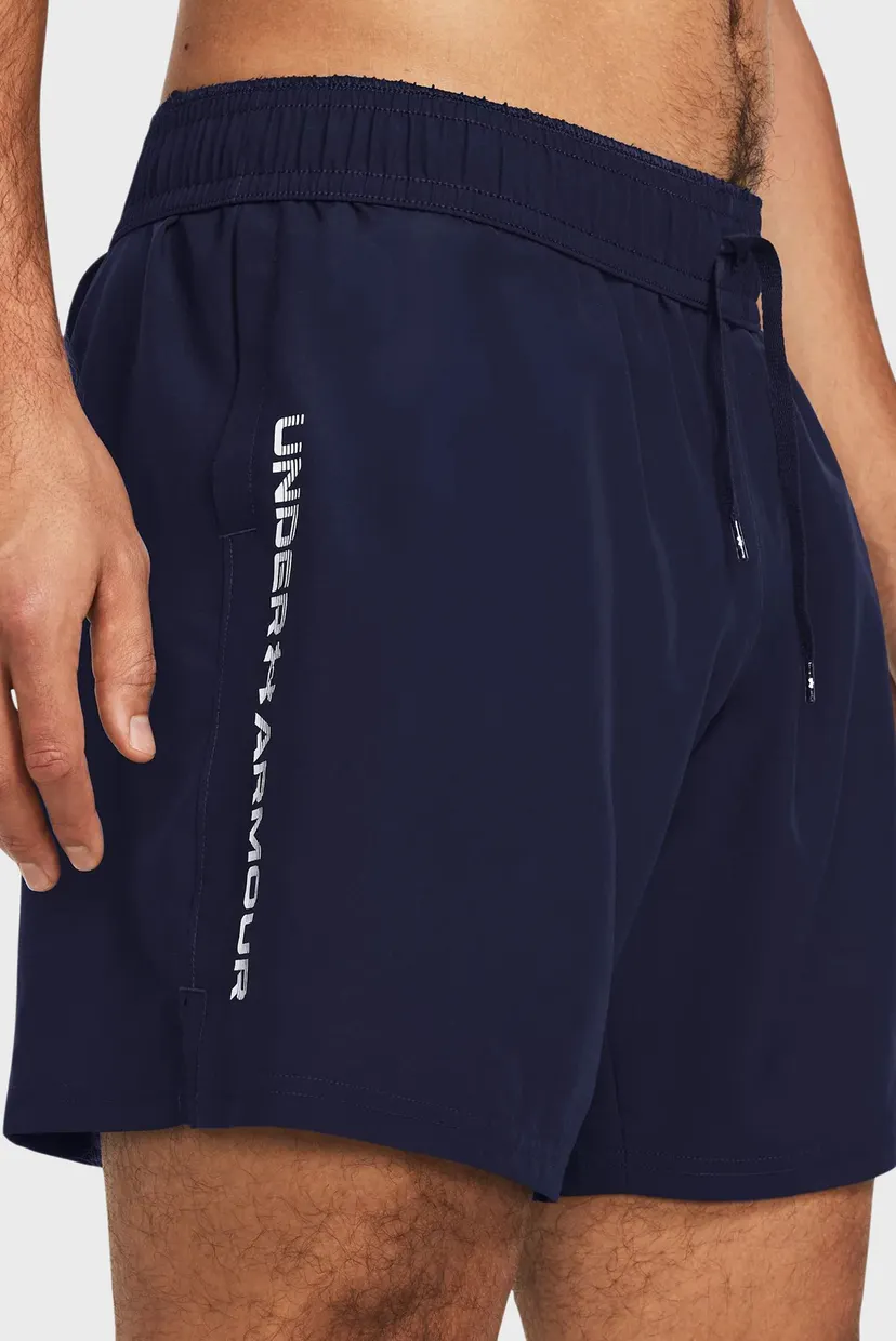 Чоловічі темно-сині шорти UA Woven Wdmk Shorts-BLU 4