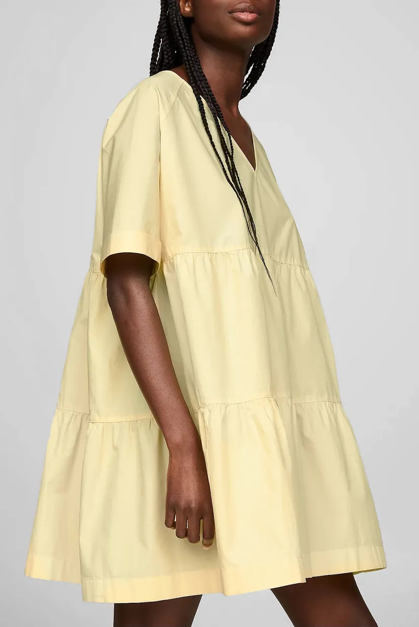 Женское желтое платье TJW POPLIN A-LINE SS 3