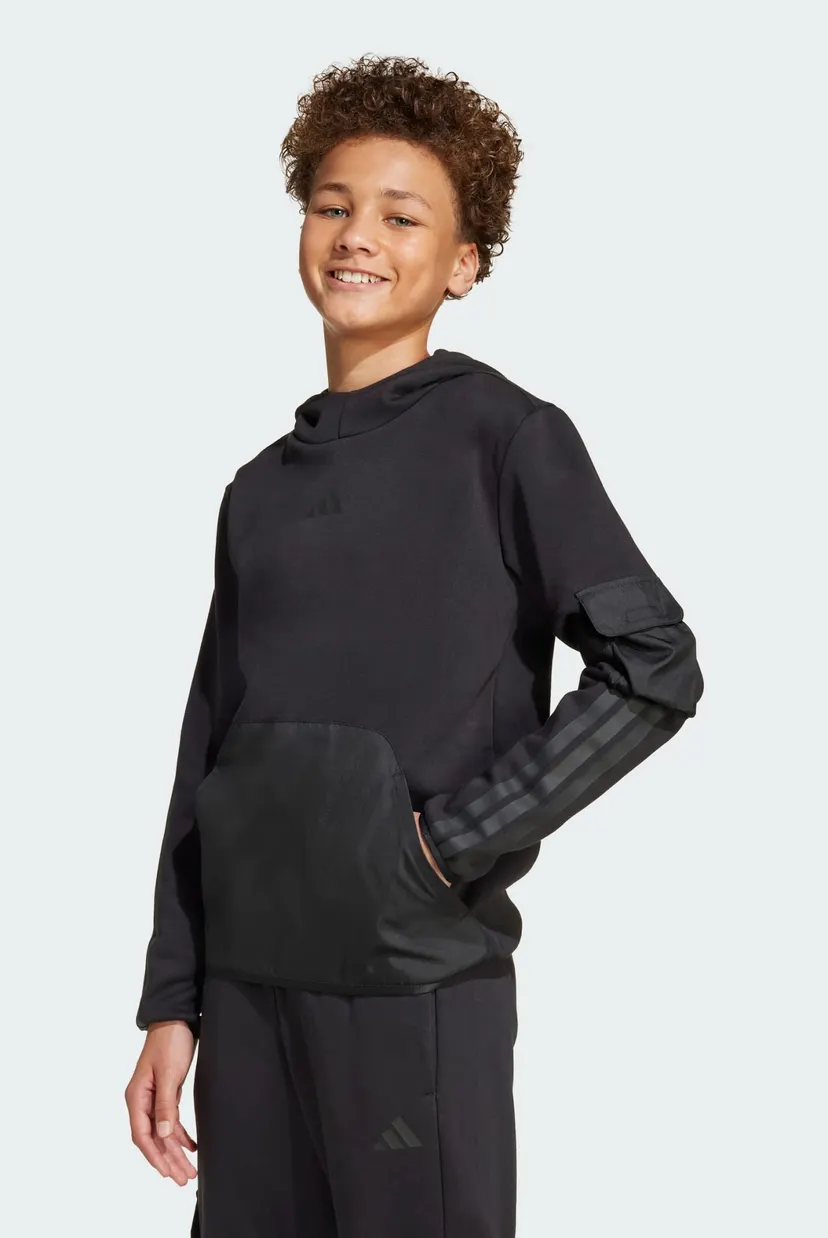 Дитяче чорне худі UTILITY PACK FLEECE JUNIOR 5