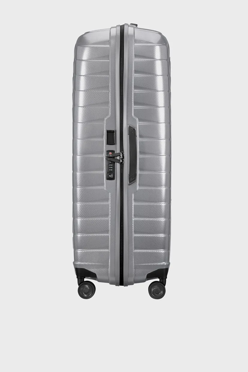 Срібляста валіза 86 см PROXIS SILVER 3