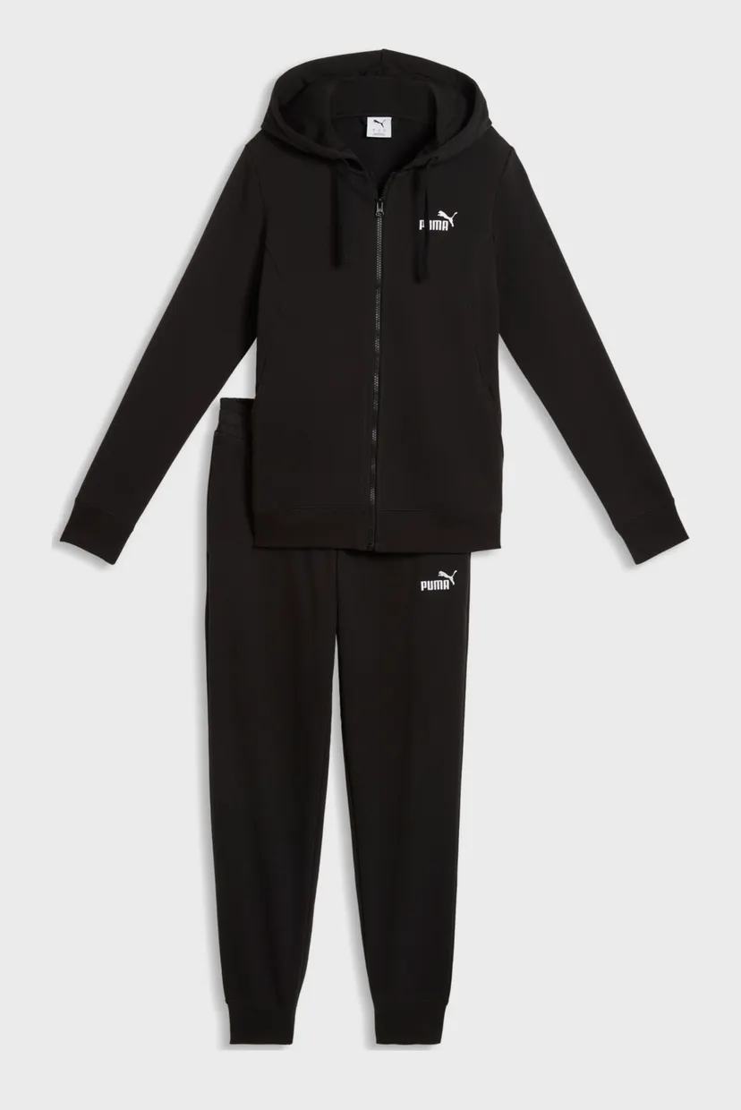 Женский черный спортивный костюм (худи, брюки)  Hooded Tracksuit Women 4