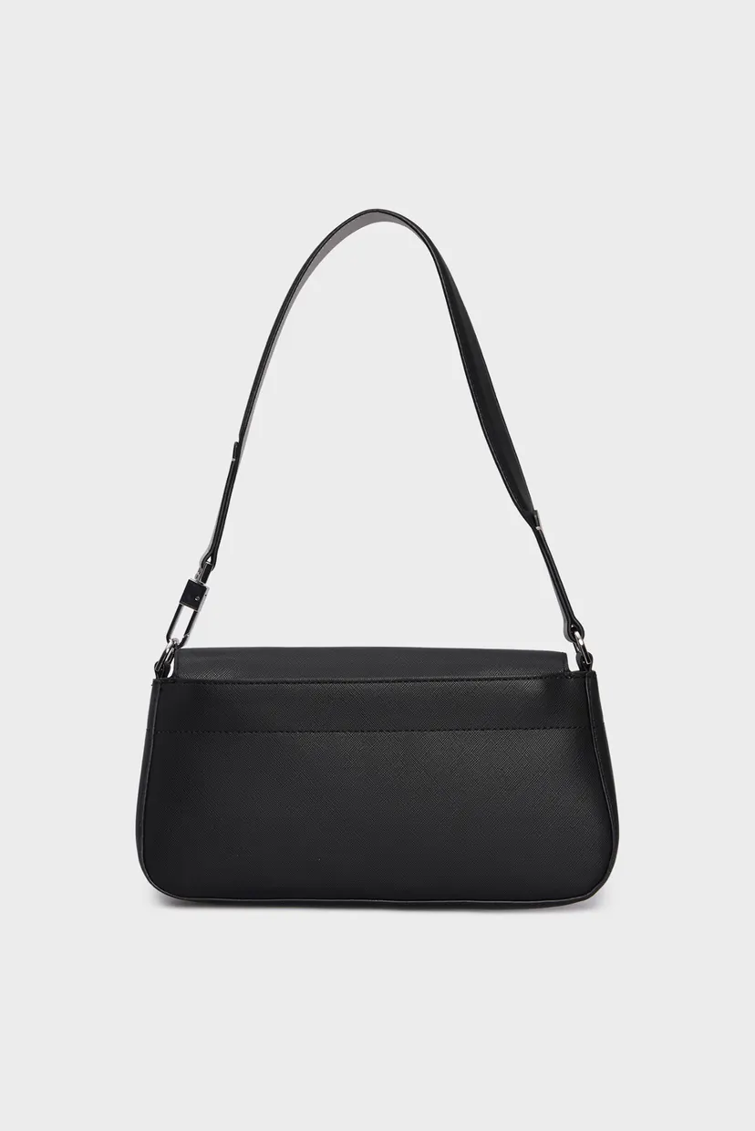 Жіноча чорна сумка BUSINESS SHOULDER BAG_SAFFIANO 4
