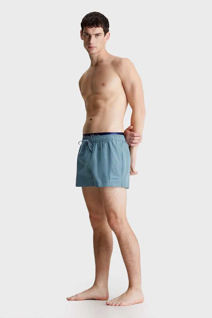 Мужские синие плавательные шорты SHORT DOUBLE WAISTBAND 3