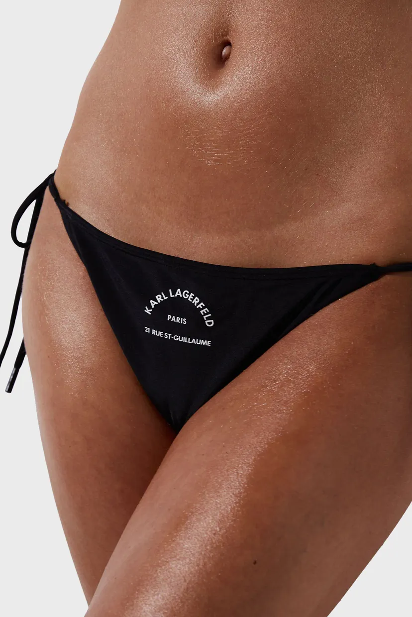 Женские черные трусики от купальника STRING BIKINI 4