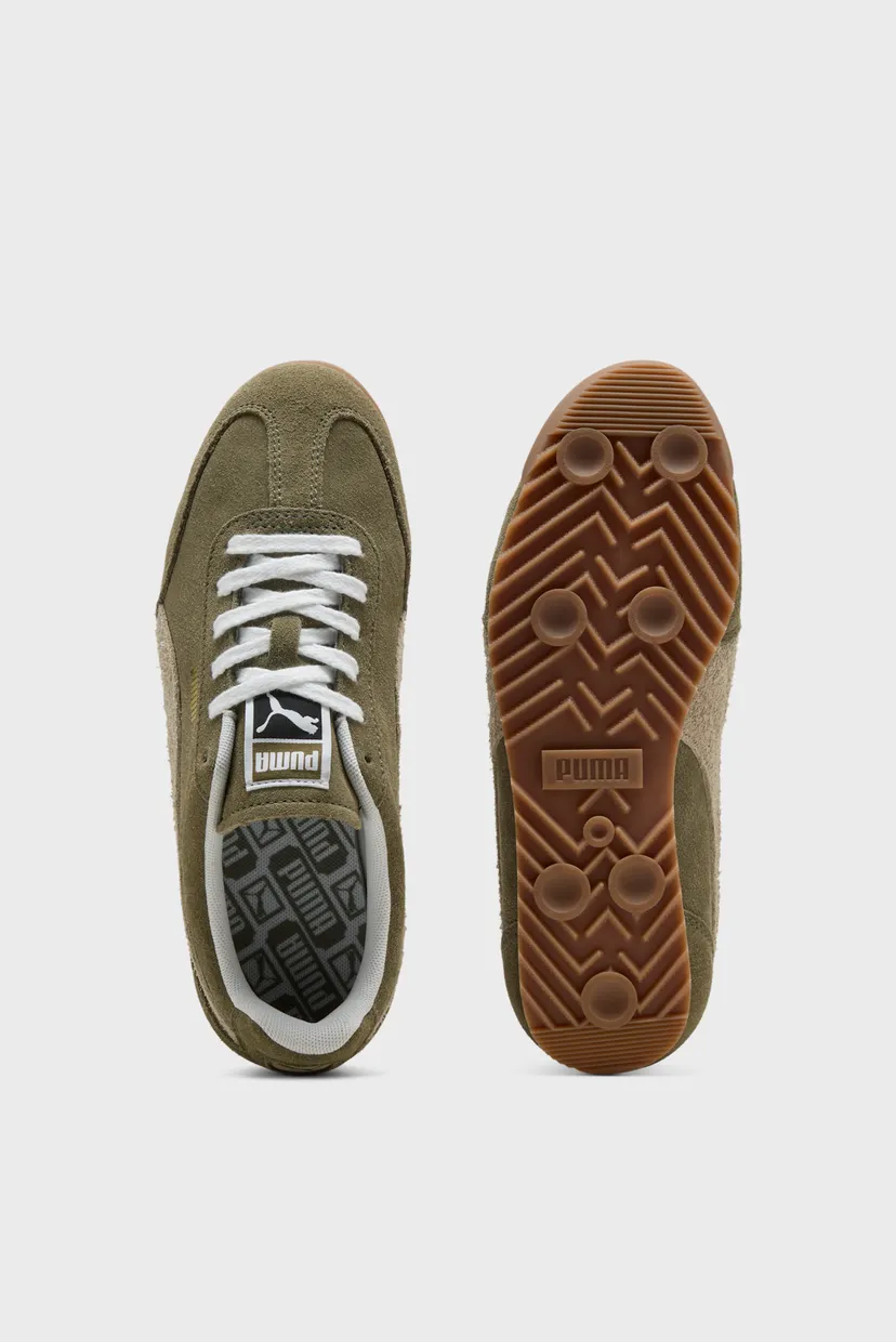 Оливковые замшевые кроссовки Arizona Suede Sneakers 4