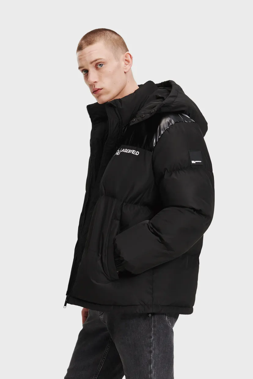 Мужская черная куртка KLJ PUFFER JACKET Karl Lagerfeld Jeans