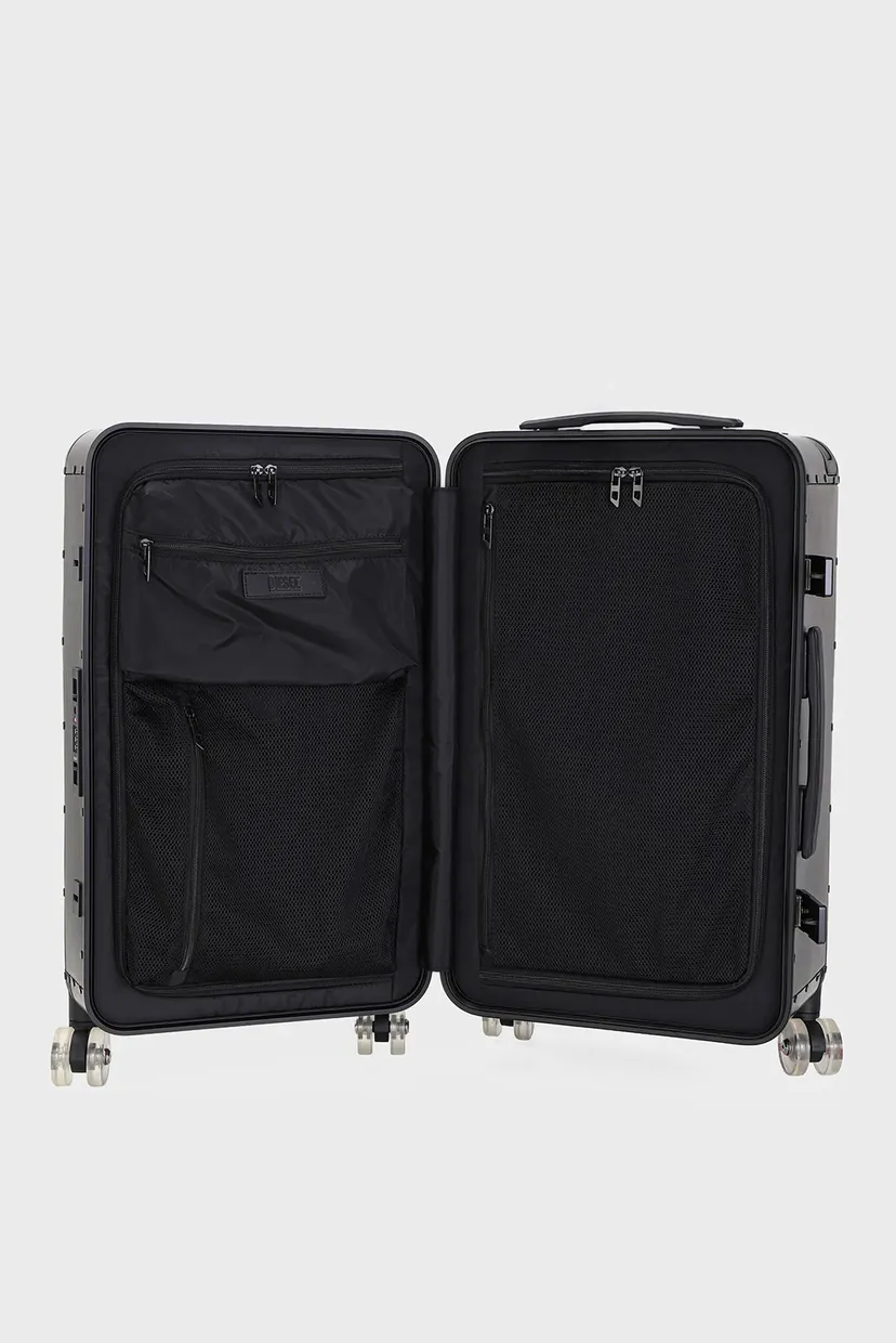 Чорна валіза CARBON FIBER TROLLEY 5