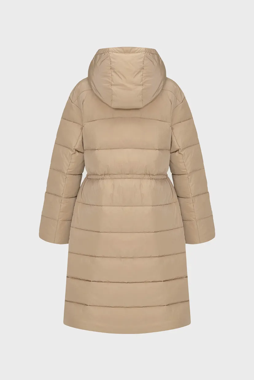 Жіноча бежева куртка MW PADDED TWO TONE COAT 8