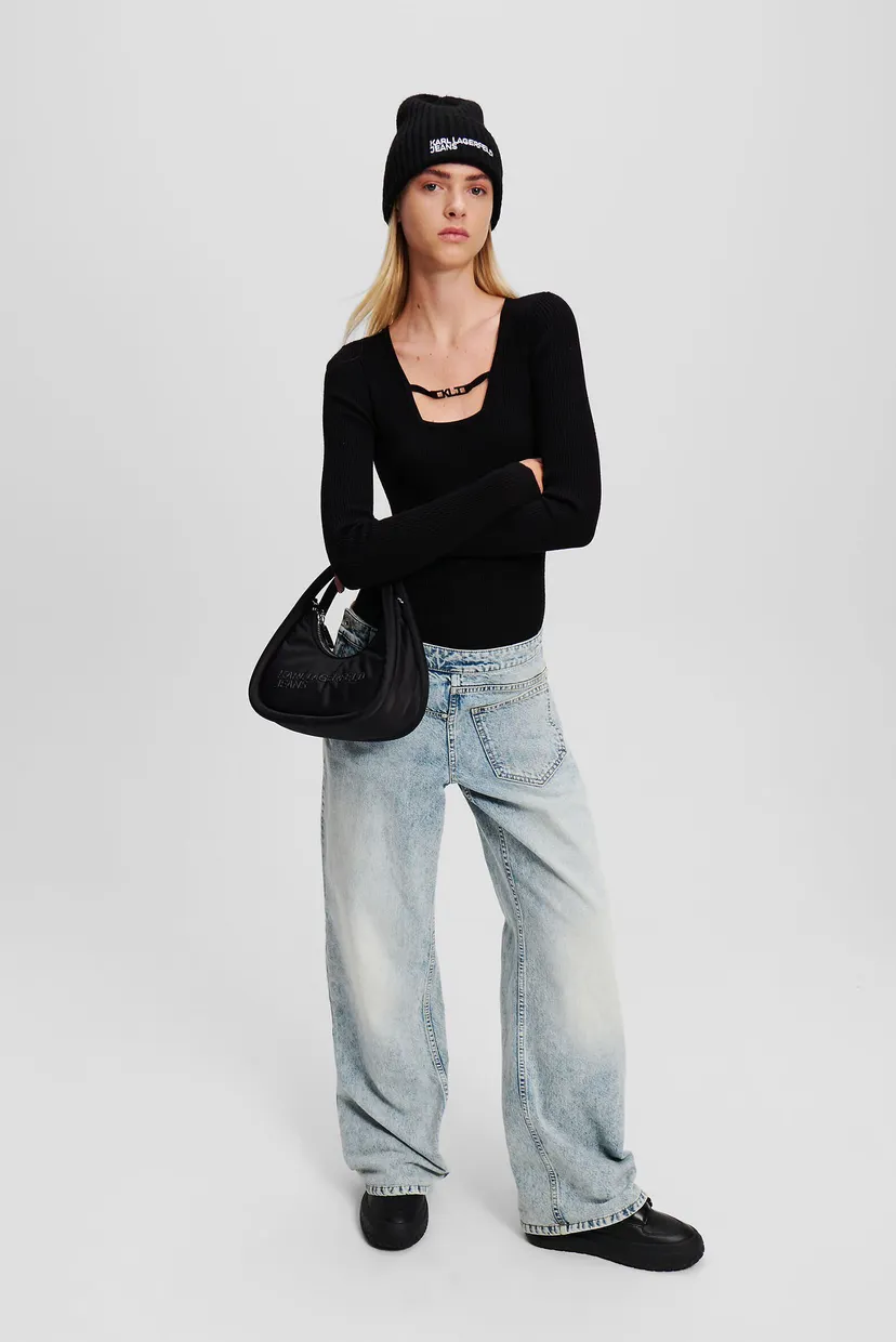 Женские голубые джинсы mr relaxed twisted denim 3
