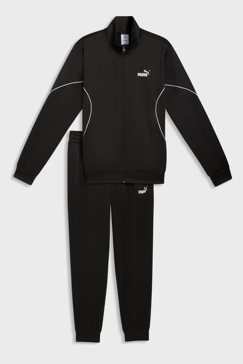 Мужской черный спортивный костюм (кофта, брюки) Piping Tracksuit Men 4