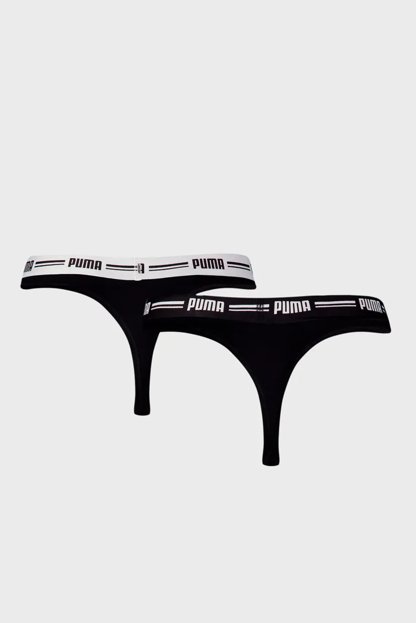 Жіночі чорні трусики (2 шт) Women's Thong 2 Pack 6