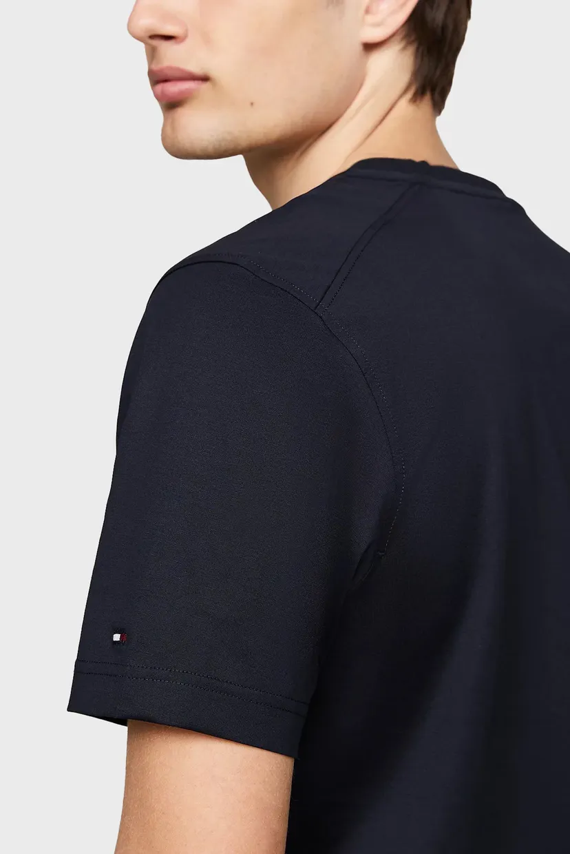 Чоловіча темно-синя футболка DC MERCERIZED S/S TEE 4