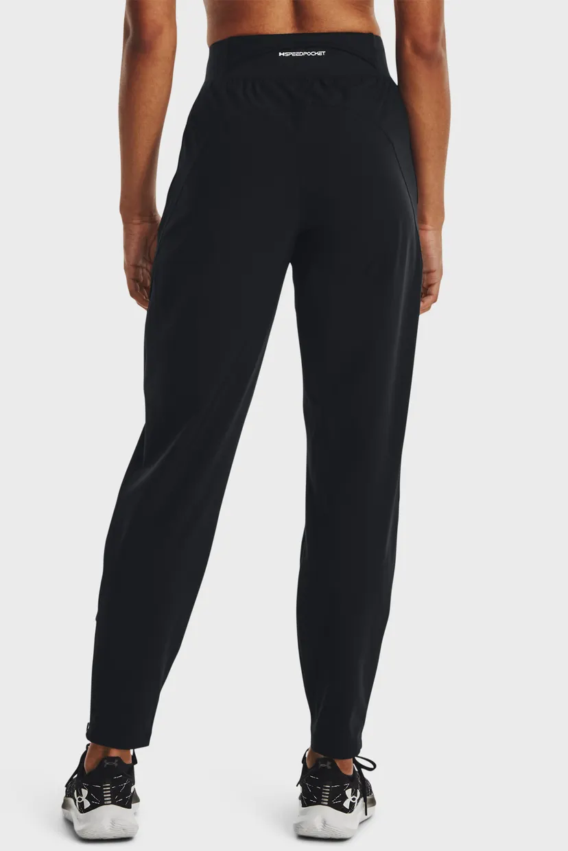 Женские черные спортивные брюки UA OutRun the Storm Pant 3