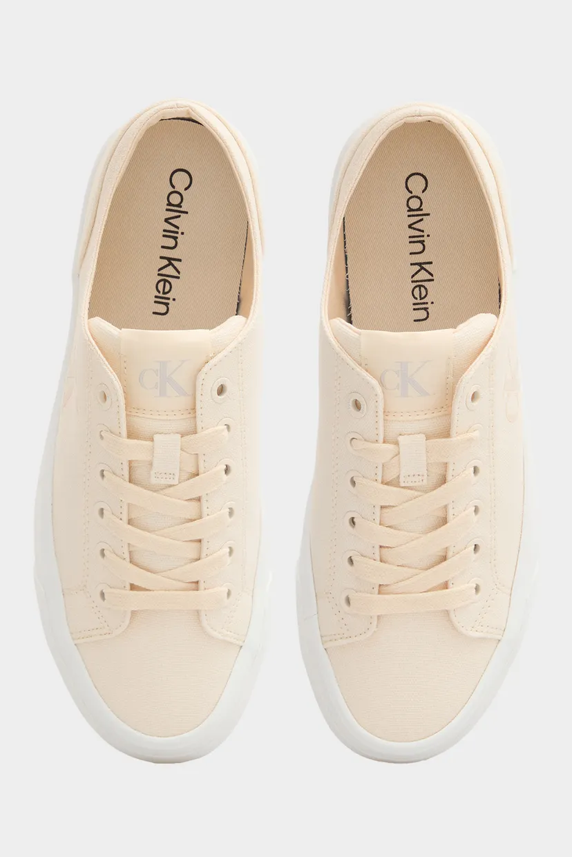 Женские бежевые сникерсы VULC FLATFORM 4