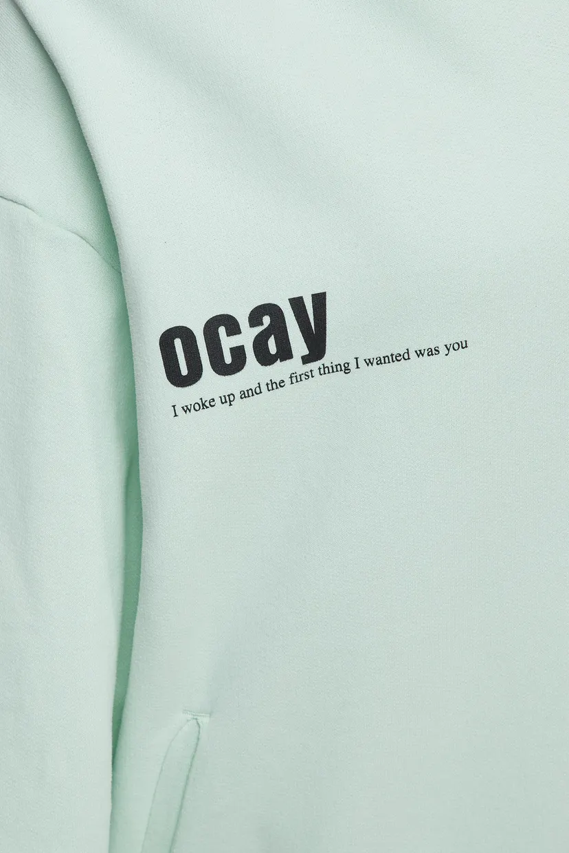 Женское мятное худи Hoody Regular 3