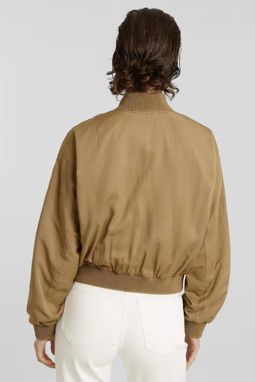 Женский бежевый бомбер Everyday Bomber Overshirt 3