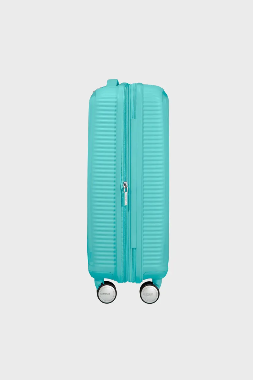 Бирюзовый чемодан 55 см SOUNDBOX AQUA BLUE 3