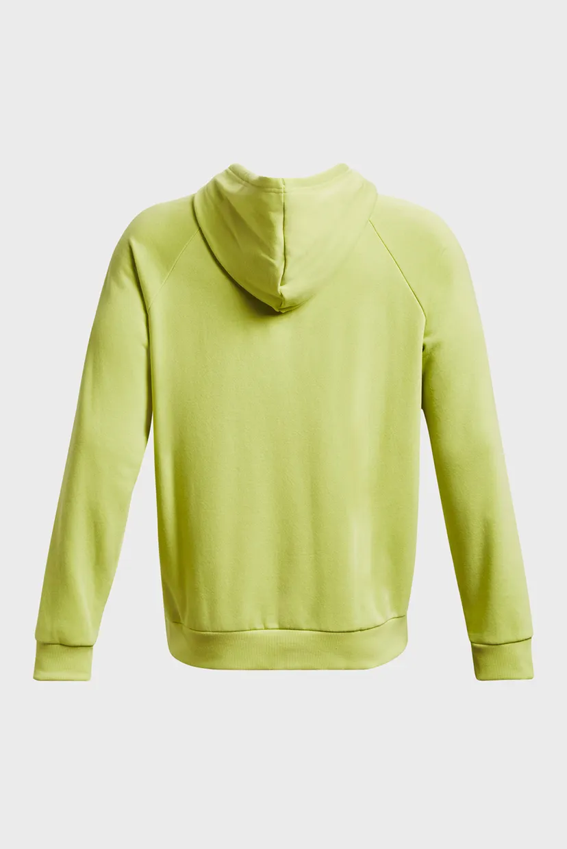Чоловіче жовте худі UA Rival Fleece Logo HD 6
