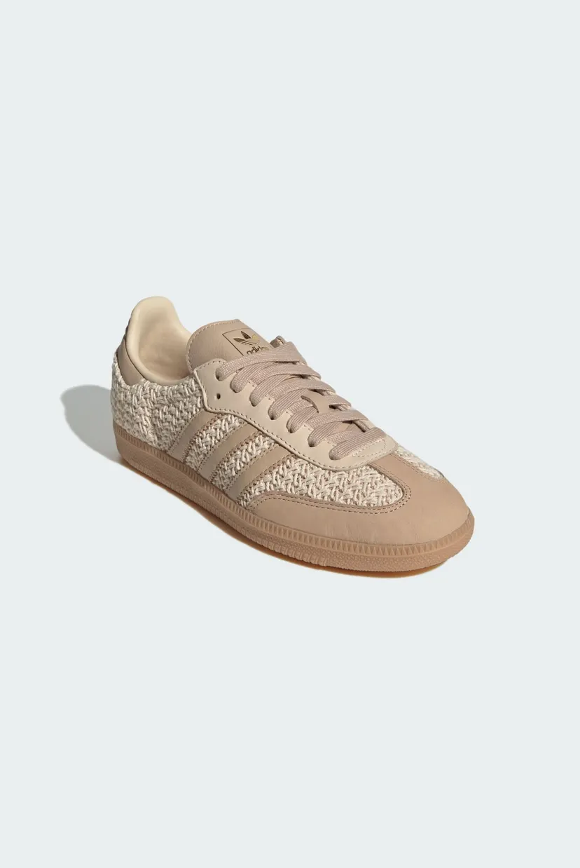 Женские бежевые сникерсы Samba OG 4