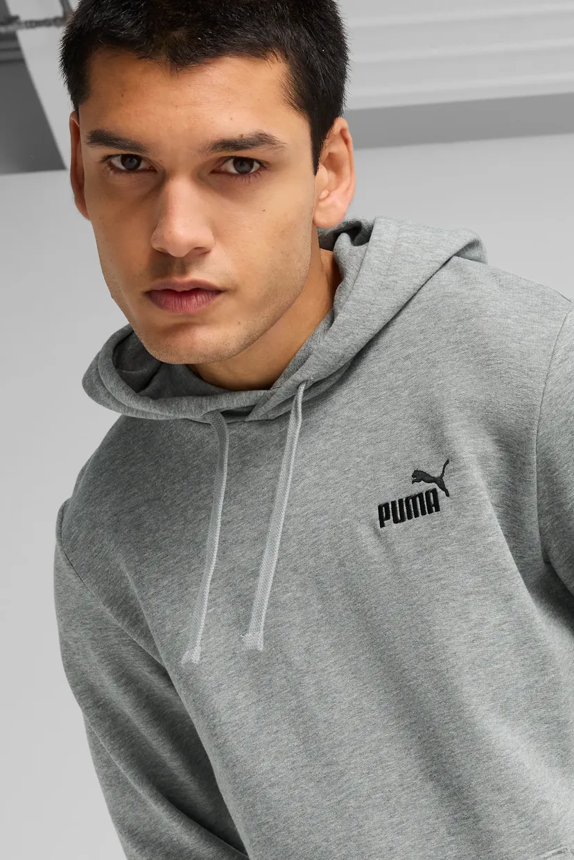 Чоловіче сіре худі Essentials Small No. 1 Logo Hoodie Men 4