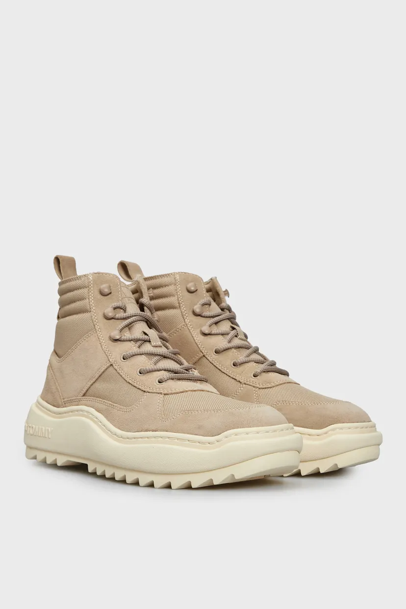 Чоловічі бежеві черевики TJM MIX MATERIAL BOOT 3