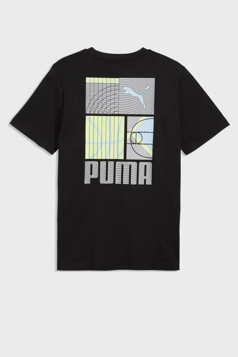 Мужская черная футболка Graphic Sports Tee Men 5