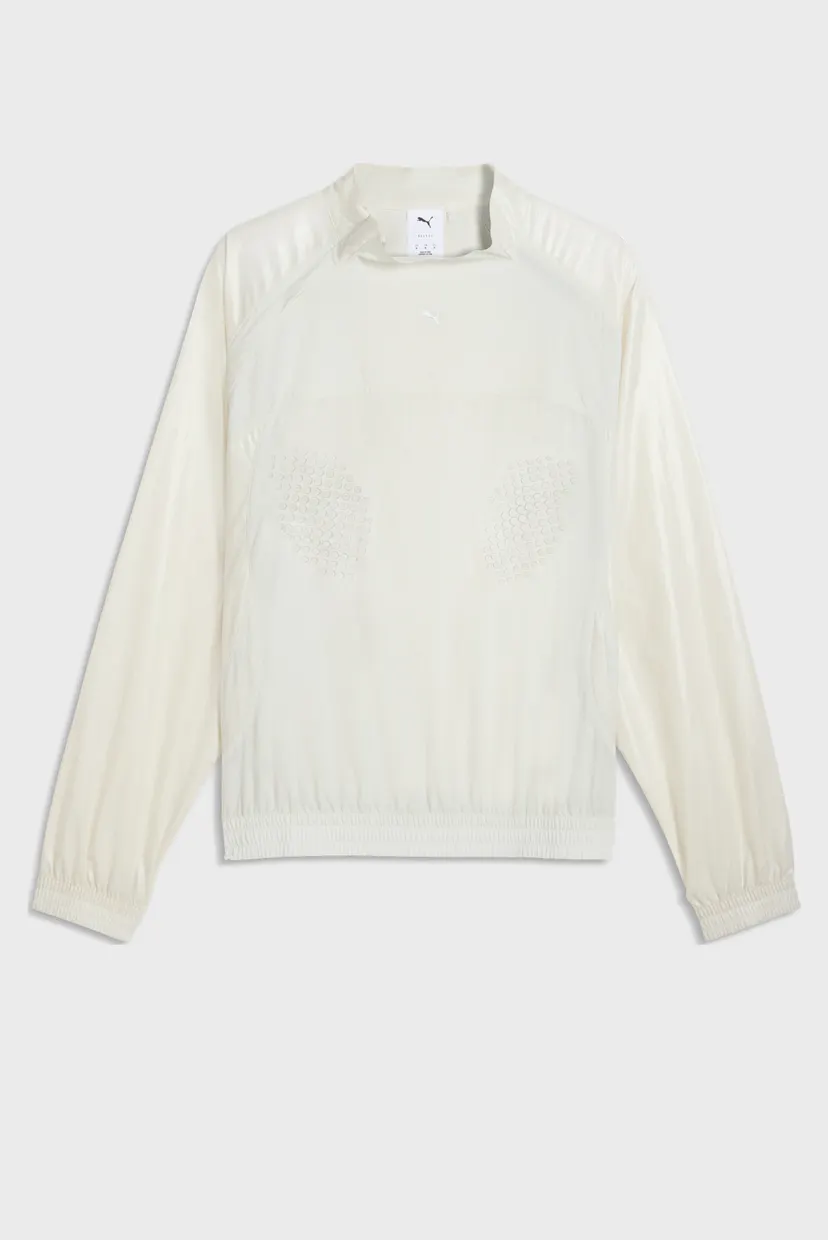 Білий лонгслів CLRT Half-Zip Top Unisex (унісекс) 6