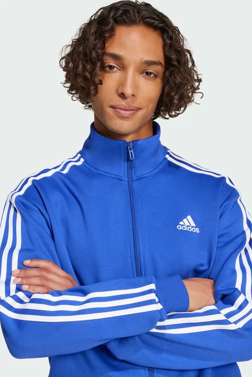 Мужской спортивный костюм (кофта, брюки) Basic 3-Stripes Fleece 4