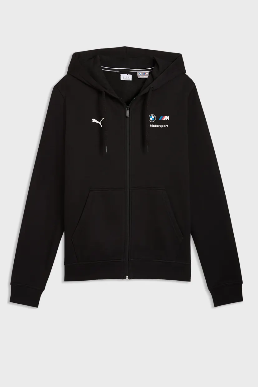 Чоловіче чорне худі BMW M MOTORSPORT Essentials Fleece Track Jacket Men 4