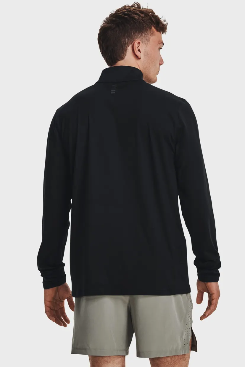 Чоловіча чорна спортивна кофта QUALIFIER RUN 1/4 ZIP 3