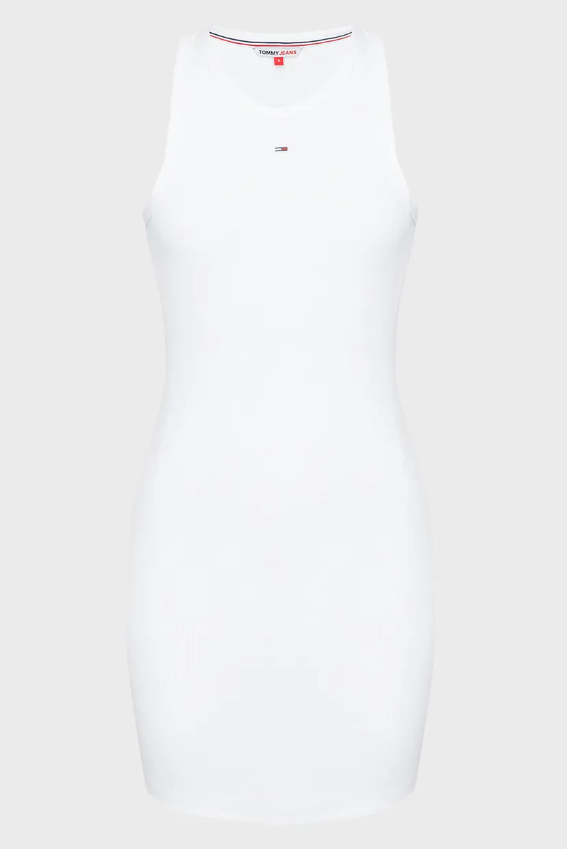 Жіноча біла сукня TJW ESSENTIAL RIB TANK BODYCON 4
