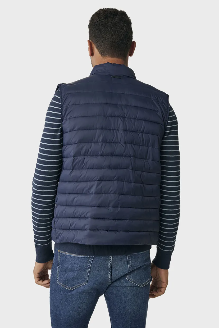 Чоловічий темно-синій жилет Lightweight padded bodywarmer 3