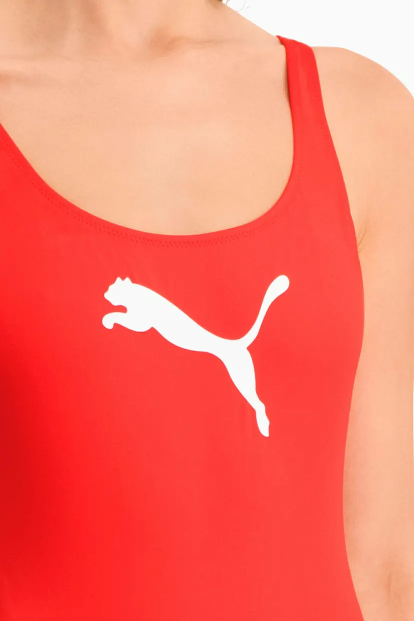 Женский красный купальник PUMA Swim Women Swimsuit 1P 4