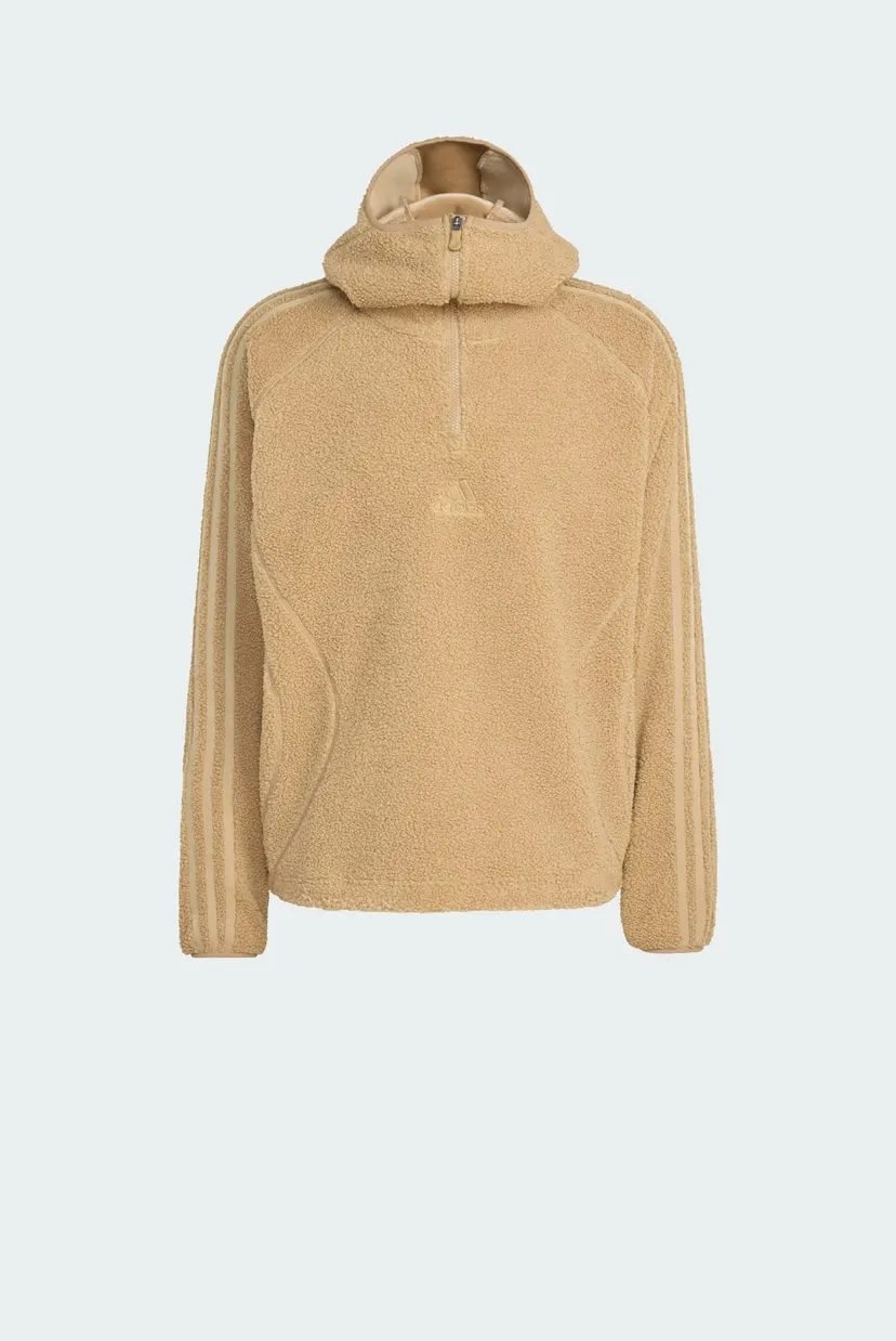 Мужское коричневое худи BORG FLEECE TEAMGEIST 1/4 ZIP 6