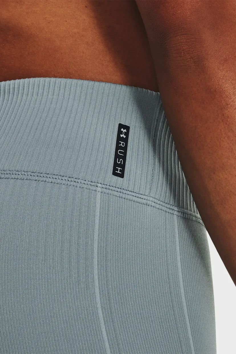 Жіночі сірі тайтси UA Rush Seamless Ankle Leg 4