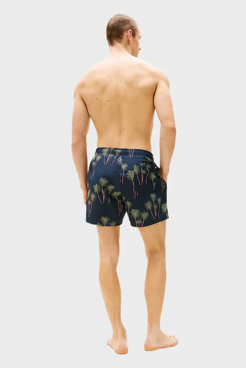 Чоловічі темно-сині плавальні шорти з візерунком MEDIUM DRAWSTRING PRINT 3