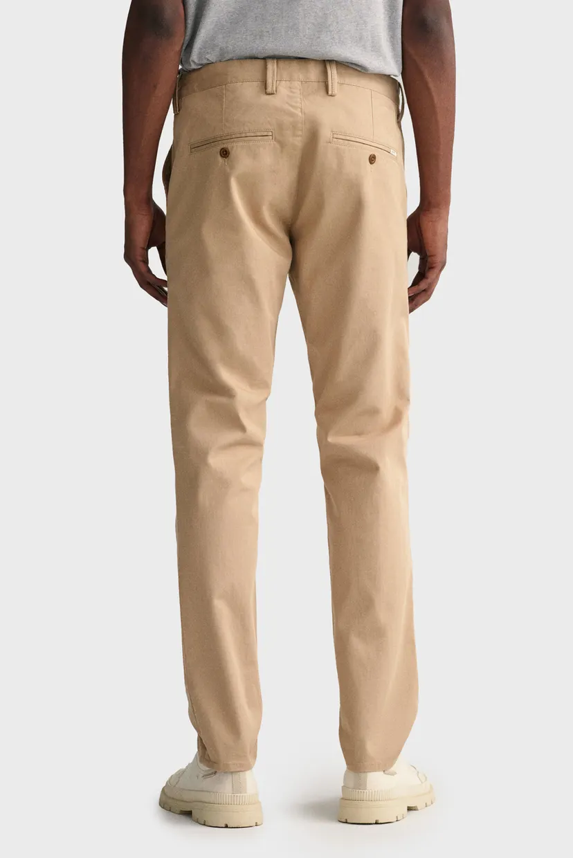 Мужские бежевые чиносы SLIM TWILL CHINOS 3
