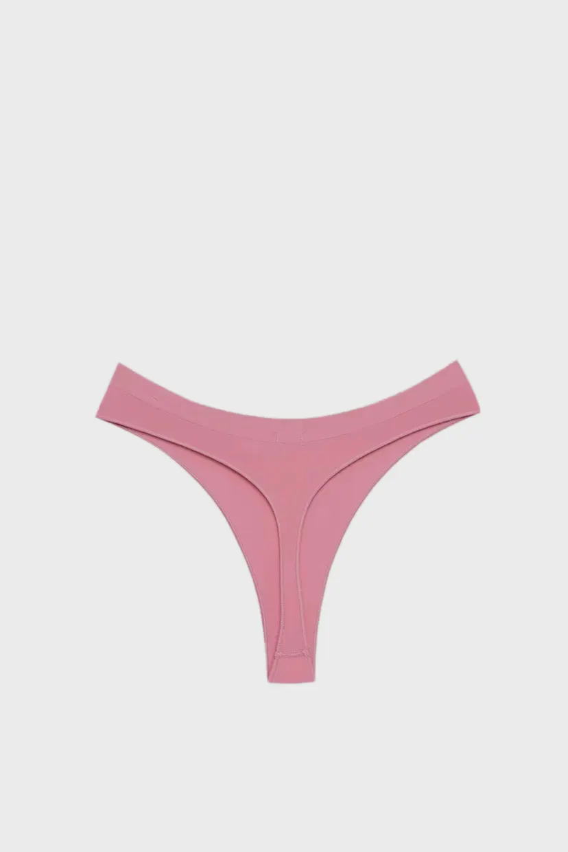 Жіночі рожеві трусики THONG 8