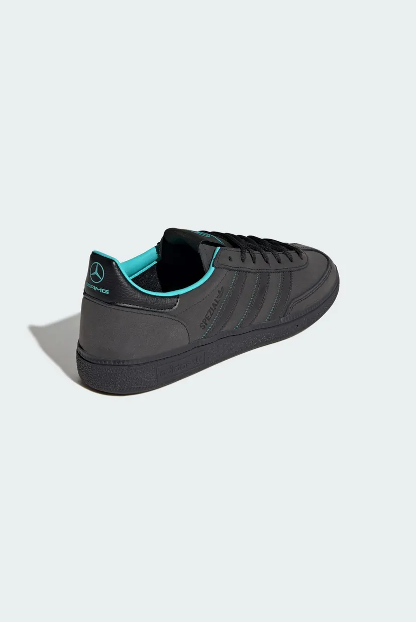 Мужские черные кожаные сникерсы HANDBALL SPEZIAL MERCEDES 5
